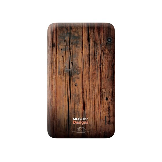 MLS iQTab Designs 3G S 10 - Tablet 7.1" 3G 16GB Wood Texture Deep image 0