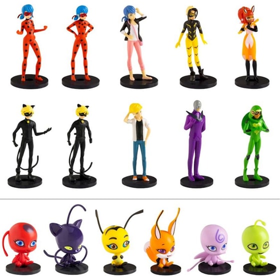 Φιγούρες Miraculous Pencil Toppers – 2 Τεμ image 0