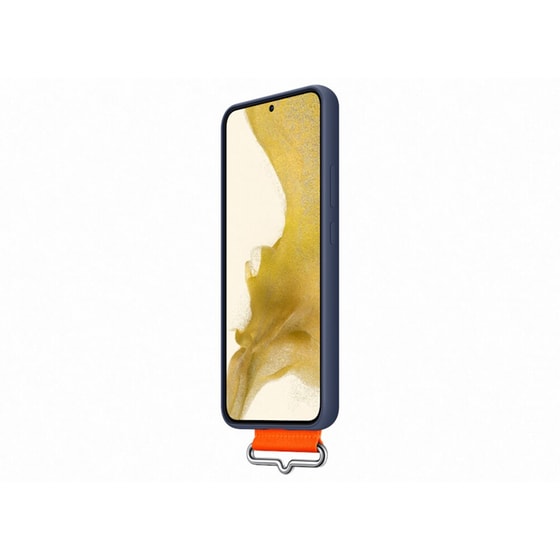 Θήκη Samsung Galaxy S22+ - Samsung Silicone Cover with Strap - Navy image 3