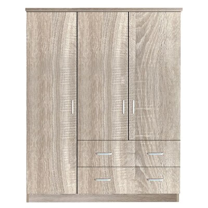 ESMARKET Ντουλάπα Lantern Φυσικό Χρώμα 150x55x180cm