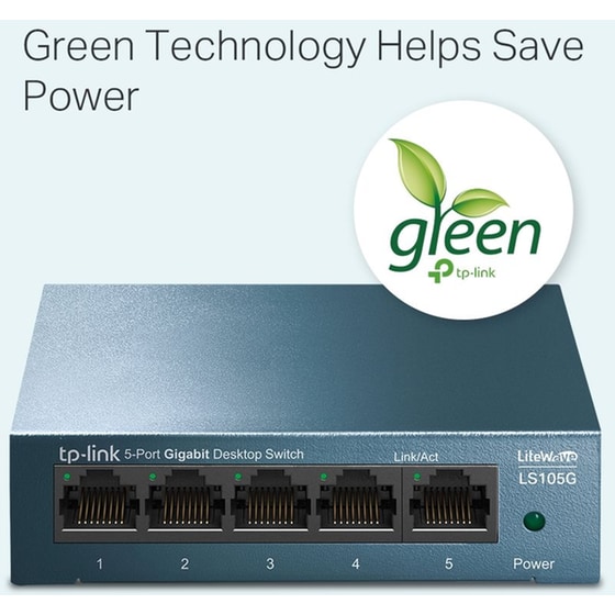 Διανομέας Δικτύου TP-Link LS105G - 5 Port Desktop Network Switch image 1