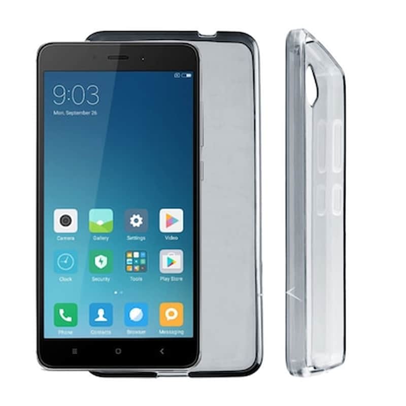 Θήκη Xiaomi Redmi Note 4X - Volte-Tel Air Slimcolor - Διάφανο Γκρι