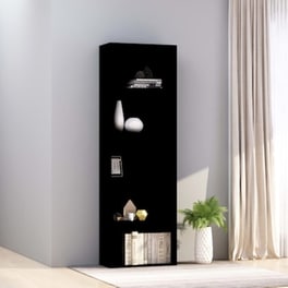 Βιβλιοθήκη VidaXL από Μοριοσανίδα 60x30x189 cm - Μαύρο