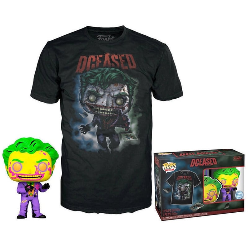 Funko Pop! Tees - DC Super Heroes - Dceased-The Joker - (Medium)