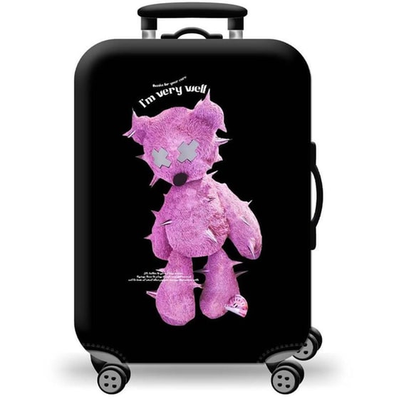 Κάλυμμα Βαλίτσας Amber Medium Kaws with Thorns image 0