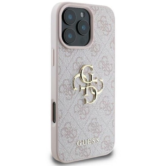 Θήκη Apple iPhone 16 Pro Max Guess 4g Big Logo Back Cover - Ροζ image 1