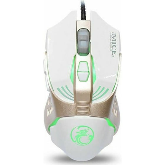 Imice V5 Gaming Ενσύρματο Ποντίκι Λευκό image 1