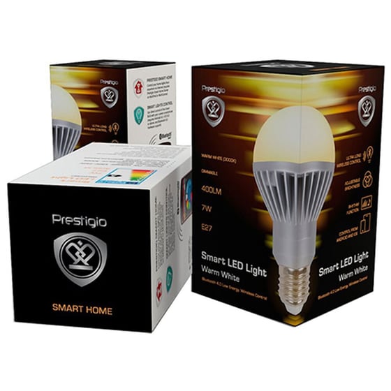 Έξυπνη Λάμπα Prestigio Warm White Led 7W - Bluetooth Λαμπτήρας image 3