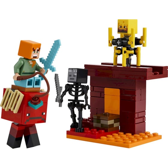 LEGO® Minecraft® Η Μάχη στη Λάβα των Εγκάτων (21266) image 5