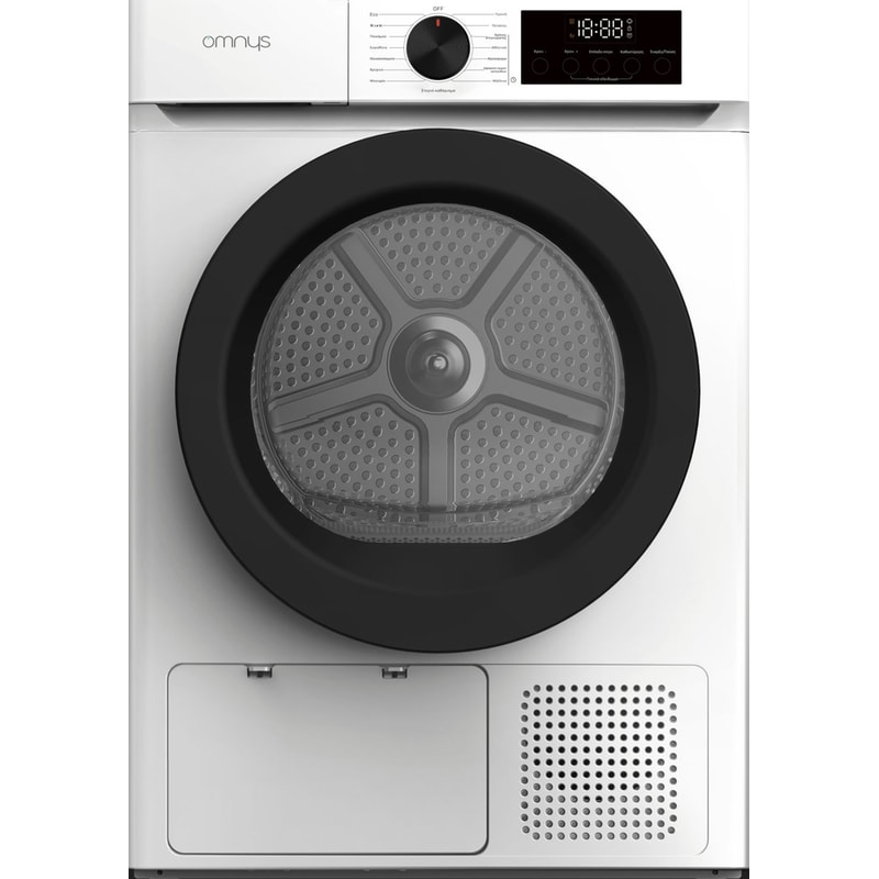 OMNYS OMNYS TD-HP10A 10 kg με Αντλία Θερμότητας Λευκό Στεγνωτήριο Ρούχων