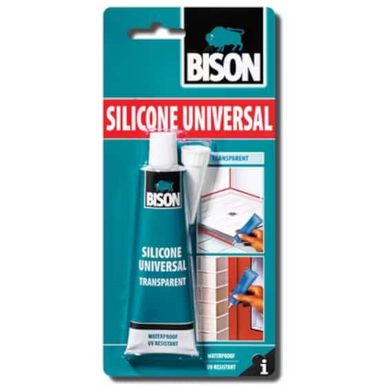 Κόλλα Bison Silicone Universal Διάφανη 60Ml Bl image 0