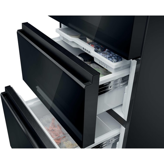 HAIER HTW7620DNGB Total No Frost 414 Lt Μαύρο Ψυγειοκαταψύκτης image 9