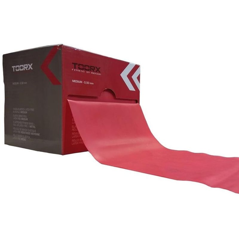 Λάστιχο Γυμναστικής TOORX Σε Ρολό 25m AHF-115 - Κόκκινο