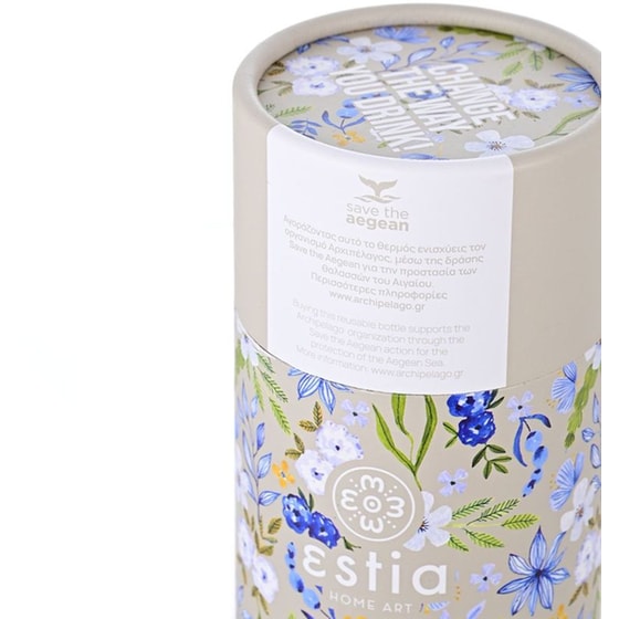 Θερμός Estia Home Art Save The Aegean Symphony Taupe 500 ml image 4
