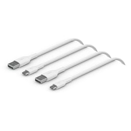 Σετ Καλωδίων Φόρτισης Belkin USB-C σε USB-A 1m - White
