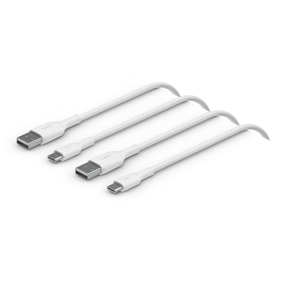 Σετ Καλωδίων Φόρτισης Belkin USB-C σε USB-A 1m - White image 0