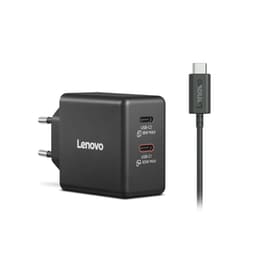 Τροφοδοτικό Λάπτοπ Lenovo 65W Dual USB-C - Μαύρο