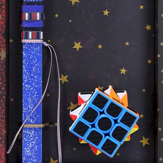 Λαμπάδα Synchronia Κύβος - Μπλε image 1