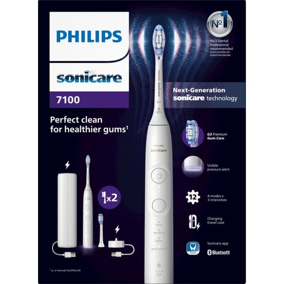 Ηλεκτρική Οδοντόβουρτσα PHILIPS Sonicare 7100 HX7420/02 - Λευκό image 1
