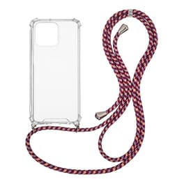 Θήκη Apple iPhone 13 Pro - Sonique Armor Clear - Rainbow Μπορντό