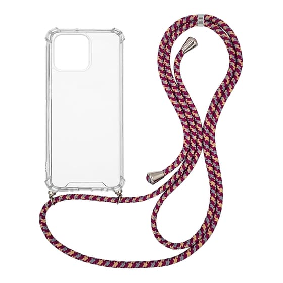 Θήκη Apple iPhone 13 Pro - Sonique Armor Clear - Rainbow Μπορντό image 0