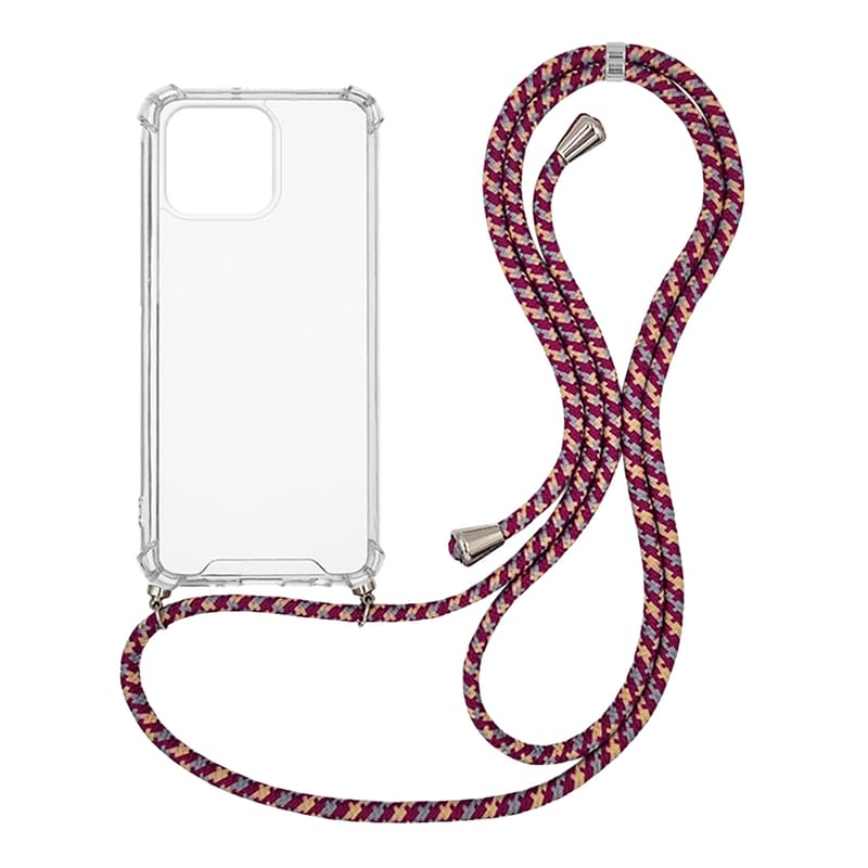 SONIQUE Θήκη Apple iPhone 13 Pro - Sonique Armor Clear - Rainbow Μπορντό