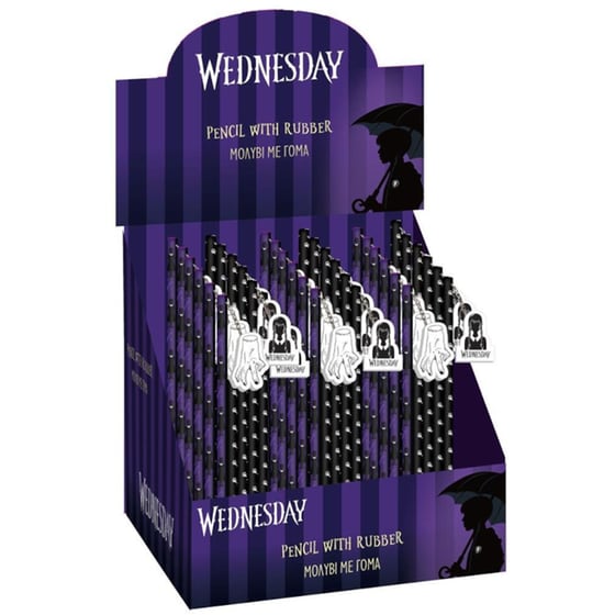 Μολύβι Διακάκης με Γόμα Wednesday image 2