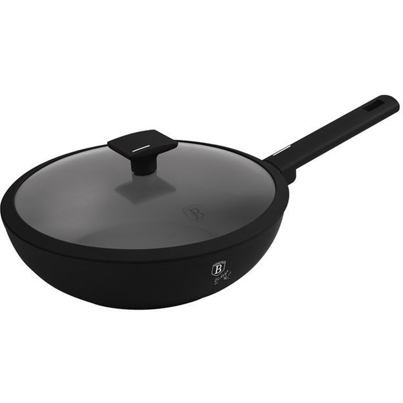 Αντικολλητικό Τηγάνι WOK BERLINGER HAUS BH-8181 28 cm Μαύρο BERLINGER HAUS