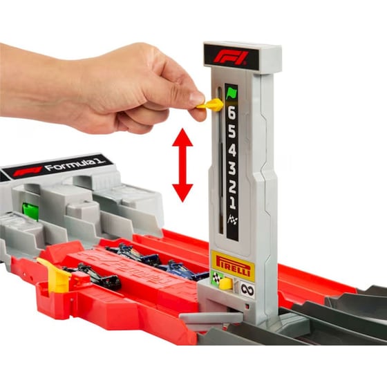 Mattel Hot Wheels Πίστα Race Formula 1 Grand Prix Circuit με 3 Αυτοκινητάκια 1:64 (JDY16) image 3