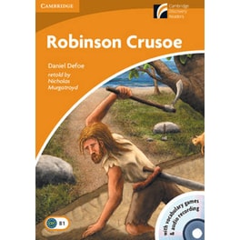Robinson Crusoe Level 4 Intermediate Book with CD-ROM and Audio CD