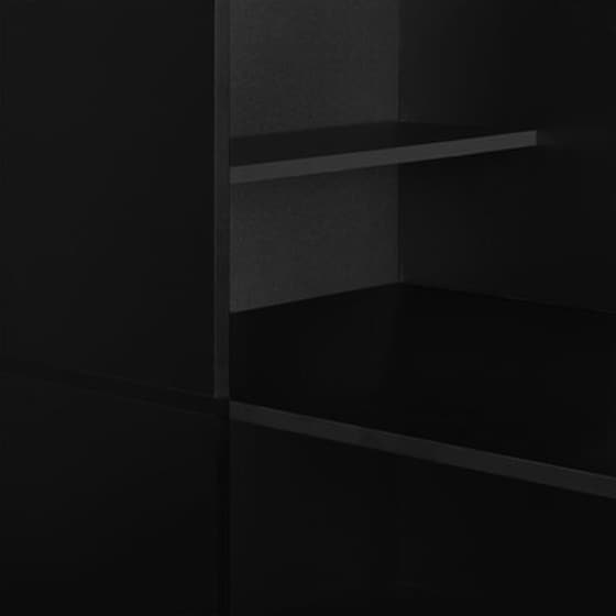 Vidaxl Τραπέζι Μπαρ Με Ραφιέρα Μαύρο 115 X 59 X 200 Εκ. image 3