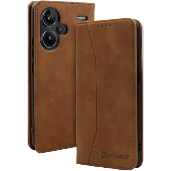 Θήκη Xiaomi Redmi Note 13 Pro Plus - Bodycell Book Case - Brown image 0