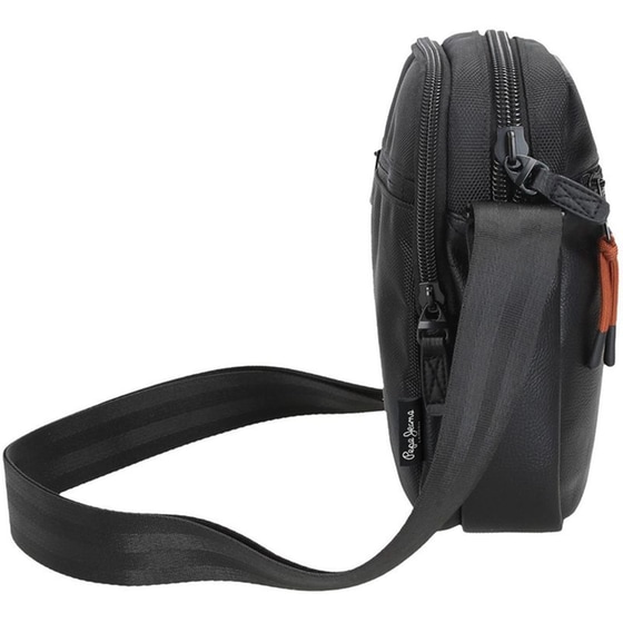 Pepe Jeans Τσαντάκι Ώμου 17x22x7.5cm Σειρά Egham - Μάυρο image 1