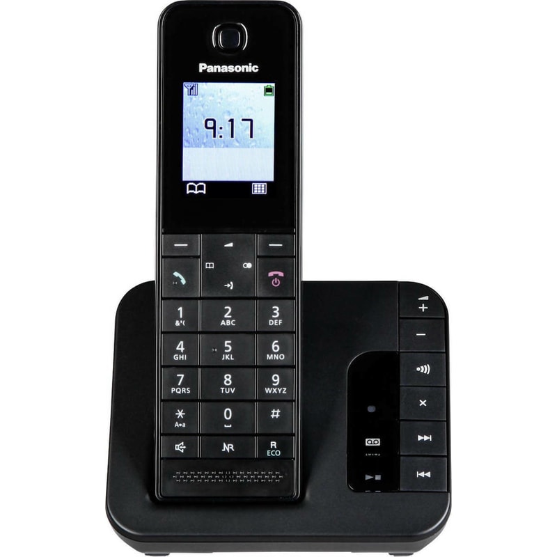 PANASONIC Ασύρματο Τηλέφωνο Panasonic KX-TGH220 - Μαύρο