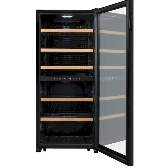 LA SOMMELIERE LS102DZBLACK για 102 Μπουκάλια Μαύρο Συντηρητής Κρασιών image 6