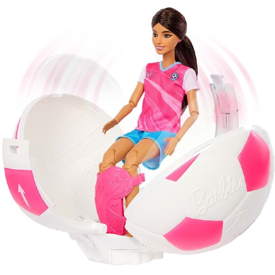 Κούκλα Μπάλα Έκπληξη Barbie - Ποδοσφαιρίστρια image 3