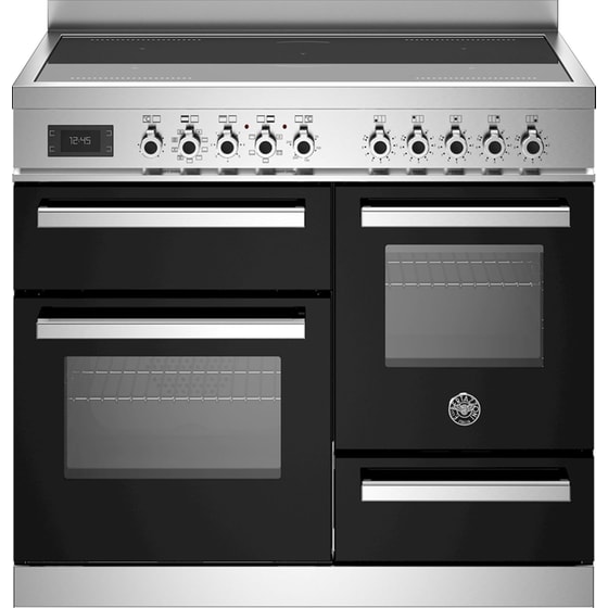 BERTAZZONI PRO105I3ENET 58 / 46 / 17 Lt Μαύρο Επαγωγική Ηλεκτρική Κουζίνα image 0