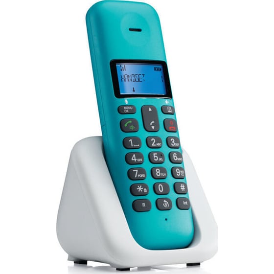 Ασύρματο Τηλέφωνο Motorola T301 Τυρκουάζ image 1