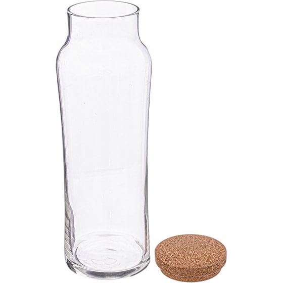 Κανάτα Spitishop Γυάλινο 1L 8.8x26cm - Διάφανο image 1