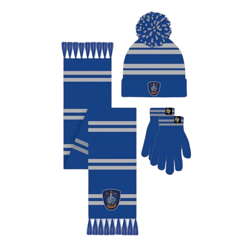 HEROES INC. Σετ Σκούφος και Κασκόλ Heroes Inc. Harry Potter Ravenclaw - Μπλε