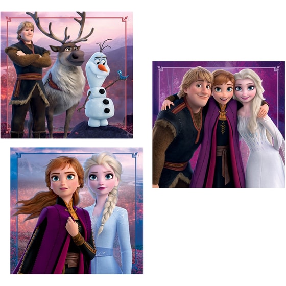 Παιδικό Παζλ Clementoni Super Color Disney Frozen II (3x48 Κομμάτια) image 1
