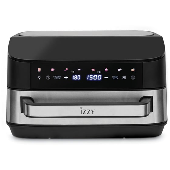 IZZY IZ-8264 με Αποσπώμενο Κάδο 2200 W 7 L Μαύρη/Ασημί Φριτέζα Αέρος & Pizza Oven image 0