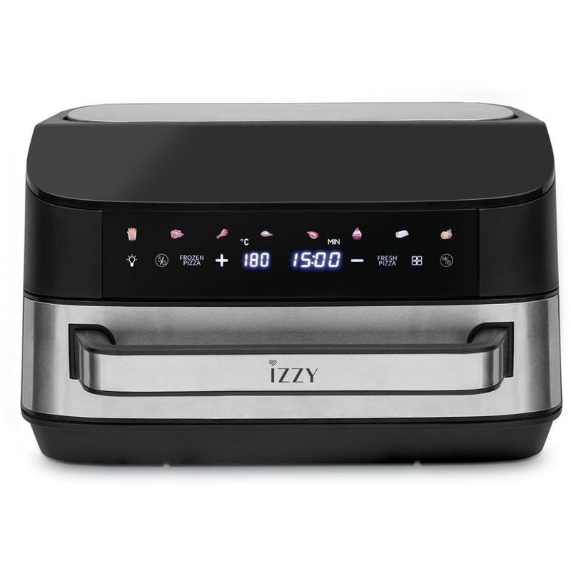 IZZY IZ-8264 με Αποσπώμενο Κάδο 2200 W 7 L Μαύρη/Ασημί Φριτέζα Αέρος Pizza Oven