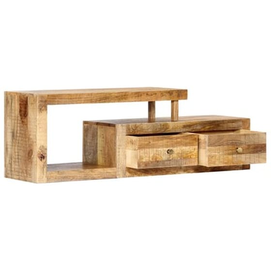 Vidaxl Έπιπλο Τηλεόρασης 120 X 30 X 40 Εκ. Από Μασίφ Ξύλο Μάνγκο image 4