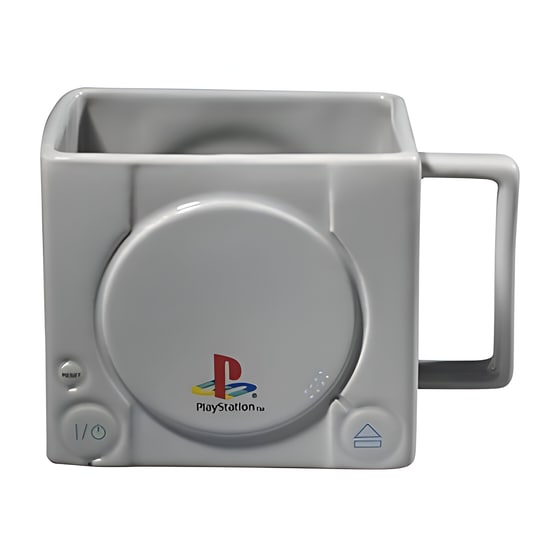 Κούπα 3D Abysse Corp PlayStation Console PS1 από Πορσελάνη 325 ml - Γκρι image 0