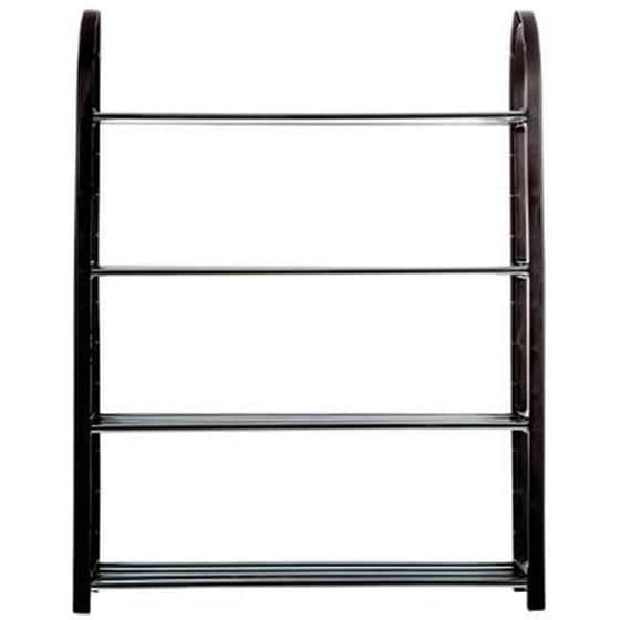 Παπουτσοθήκη - Stand Aria Trade Με 4 Ράφια Από Μέταλλο 51x19x65 cm - Μαύρη image 1