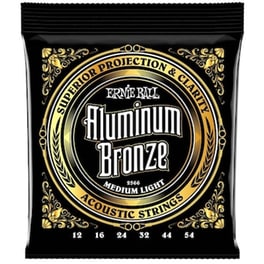 Σετ 6 Χορδές Ακουστικής Κιθάρας Ernie Ball 2566 Aluminum Bronze Medium Light 012 - 056