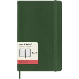 Ημερολόγιο Ημερήσιο Moleskine 2026 12Μ Large Myrtle Green Soft