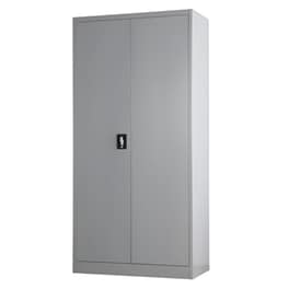 Ντουλάπα Nextdeco Δίφυλλη Μεταλλική 90x45x185 cm - Γκρι