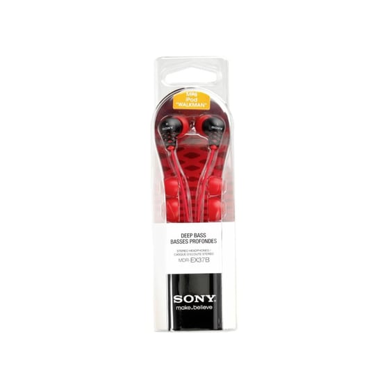 Ακουστικά Sony Κόκκινο MDR-EX37BR image 1